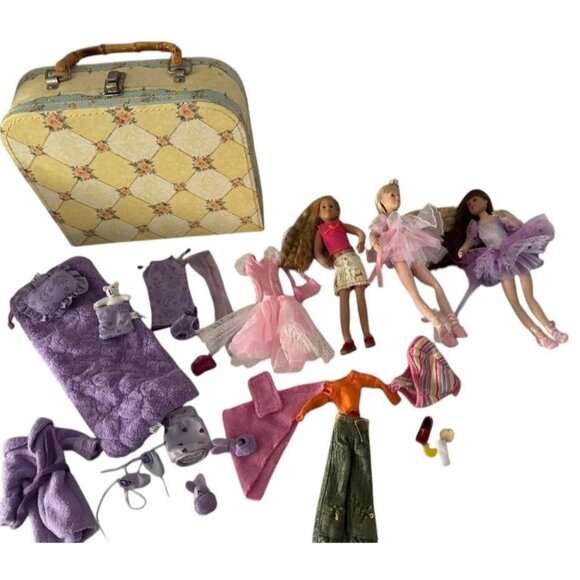 3 OHC Dolls 2014 Set With Lady Jane Case & Accessories Only Hearts Club - Picture 1 of 11